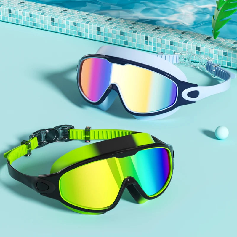 Kids Anti-Fog Swim Goggles with UV Protection
