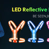 LED Reflective Running Vest with USB Rechargeable Lights