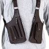 Vintage Leather Chest Bag for Men
