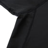 Black men's performance compression t-shirt sleeve and torso detail.