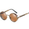 Classic Round Metal Frame Sunglasses with UV400 Protection