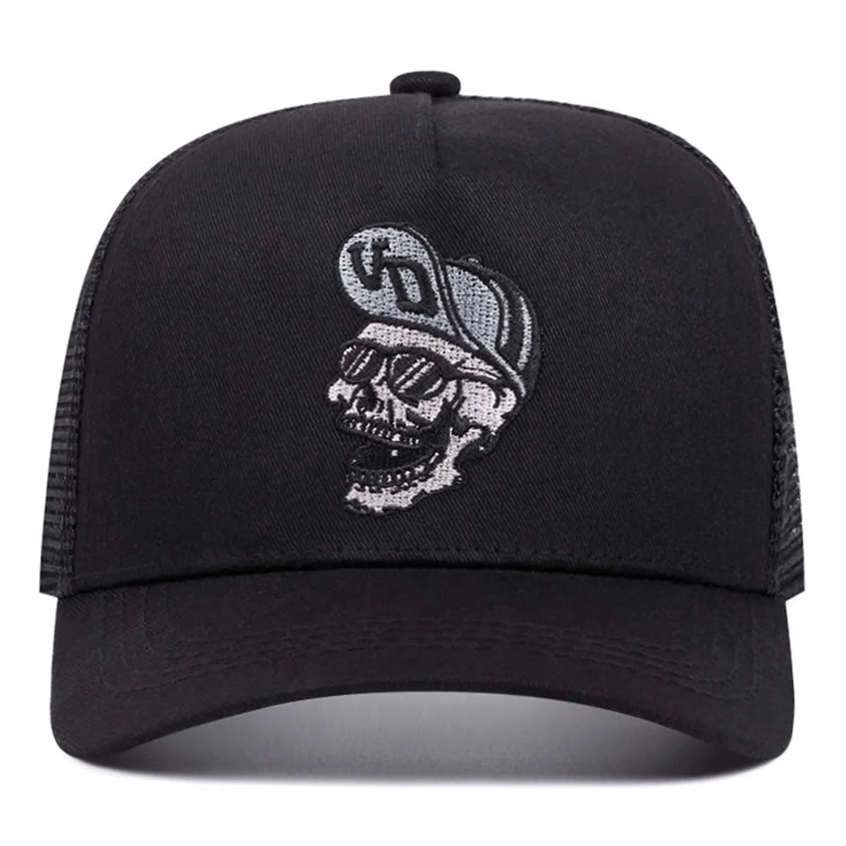 Embroidered Mesh Trucker Baseball Cap