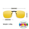Flip-Up Clip-On Polarized Sunglasses with UV400 Protection