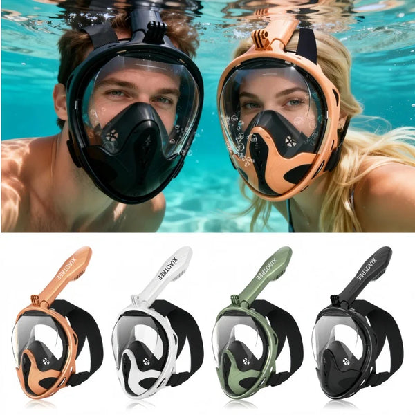 Full Face Snorkel Mask with Anti-Fog Window