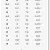 A size and measurement chart for men's outdoor gym football socks, showing sizes from 36 to 45 and corresponding foot lengths