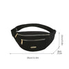 Waterproof Nylon Waist Pack with Adjustable Strap