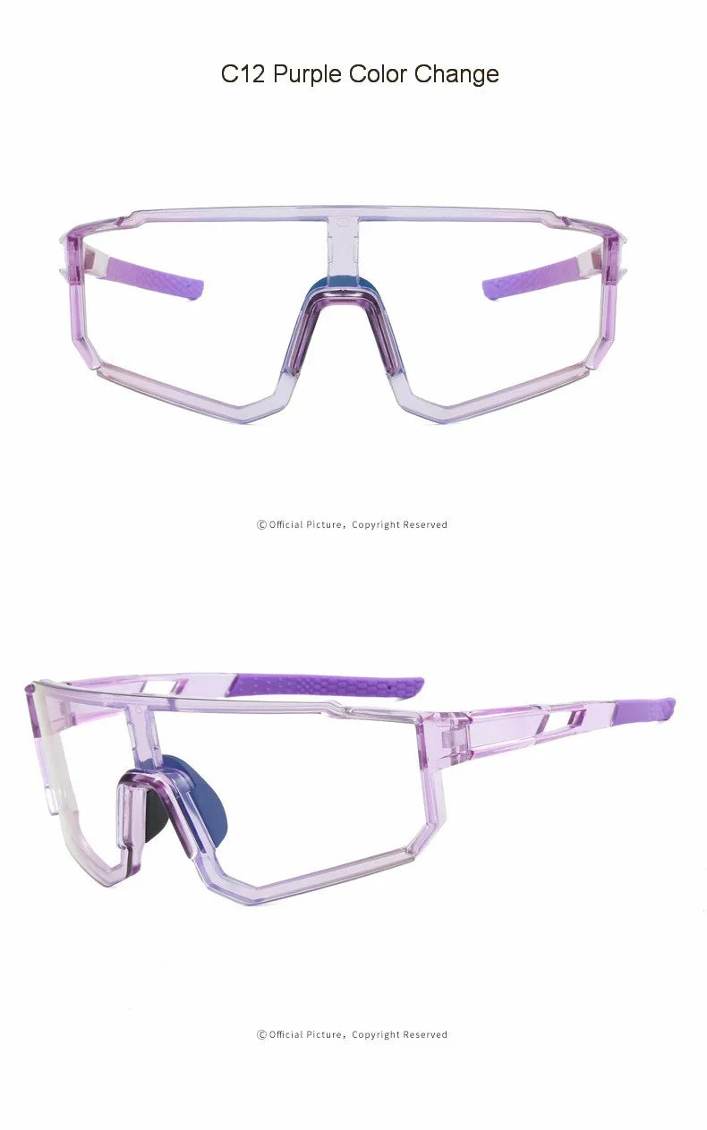 Photochromic Sports Sunglasses for Cycling, Running, and Outdoor Adventures