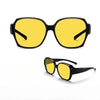 Vintage Oversized UV400 Sunglasses with Fit-Over Design