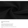 Close-up of black ultra-stretch quick-drying fabric texture.