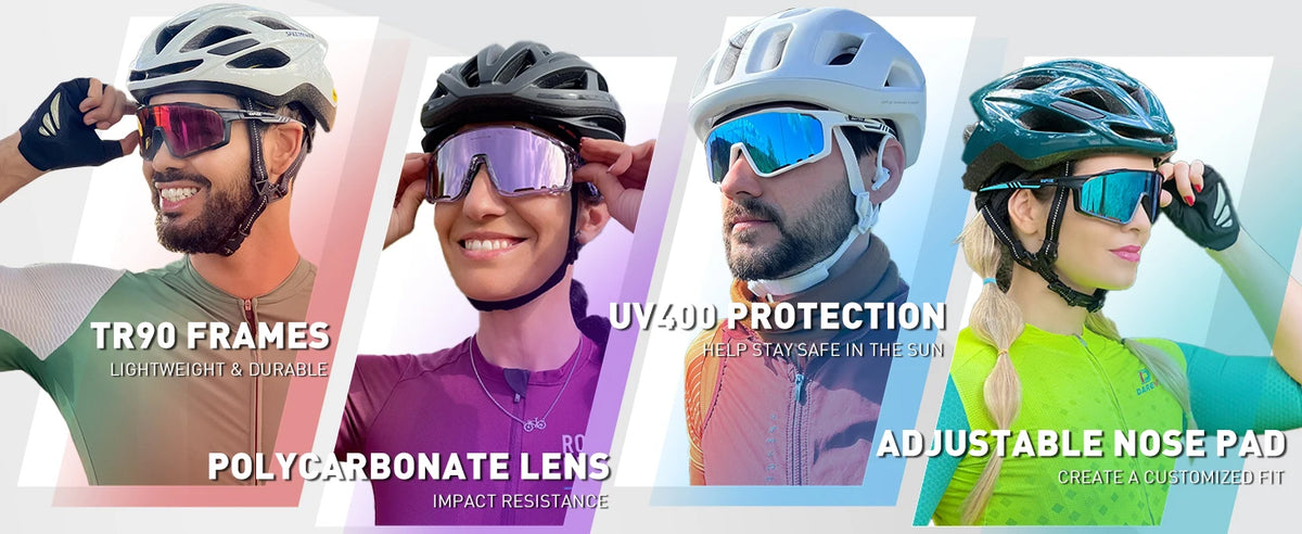 Kapvoe Polarized Cycling Sunglasses with UV400 Protection