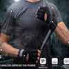A person wearing black pressurized bracers on their hand, demonstrating the grip and comfort features.