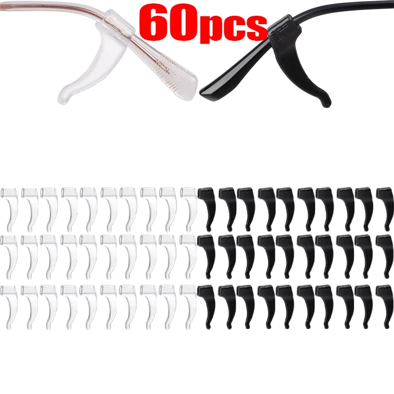 Silicone Anti-Slip Glasses Ear Hooks – Ergonomic Eyewear Grips