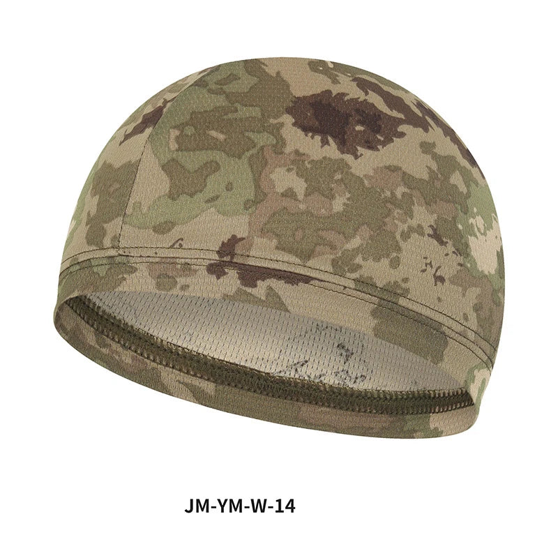 Olivegrüner Tarn-Mesh-Skullcap von der Seite