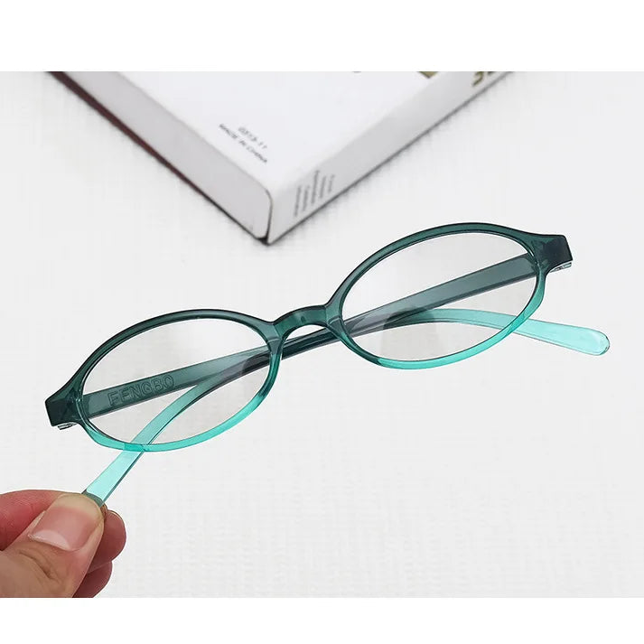Retro Oval Anti-Blue Light Glasses for Women