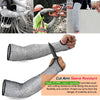 Mangas grises de HPPE y nylon que proporcionan resistencia al corte para la seguridad