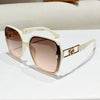 Oversized Square Sunglasses with Gradient Lenses