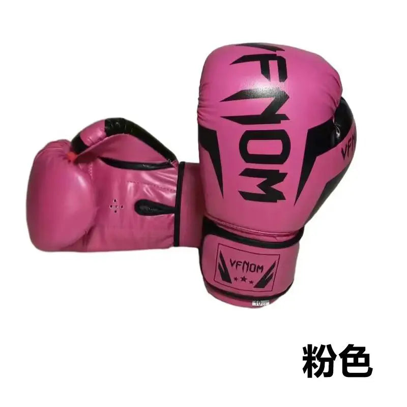 Professional PU Leather Boxing Gloves for Training and Sparring
