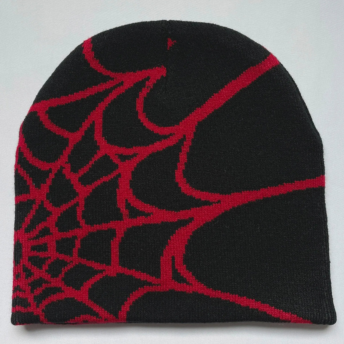 Y2K Spider Web Knit Beanie for Men and Women