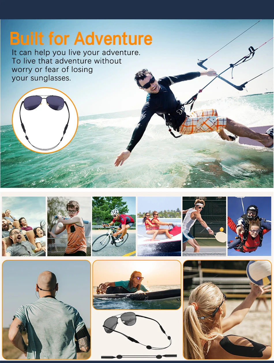 Anti-Slip Silicone Glasses Retainer Strap