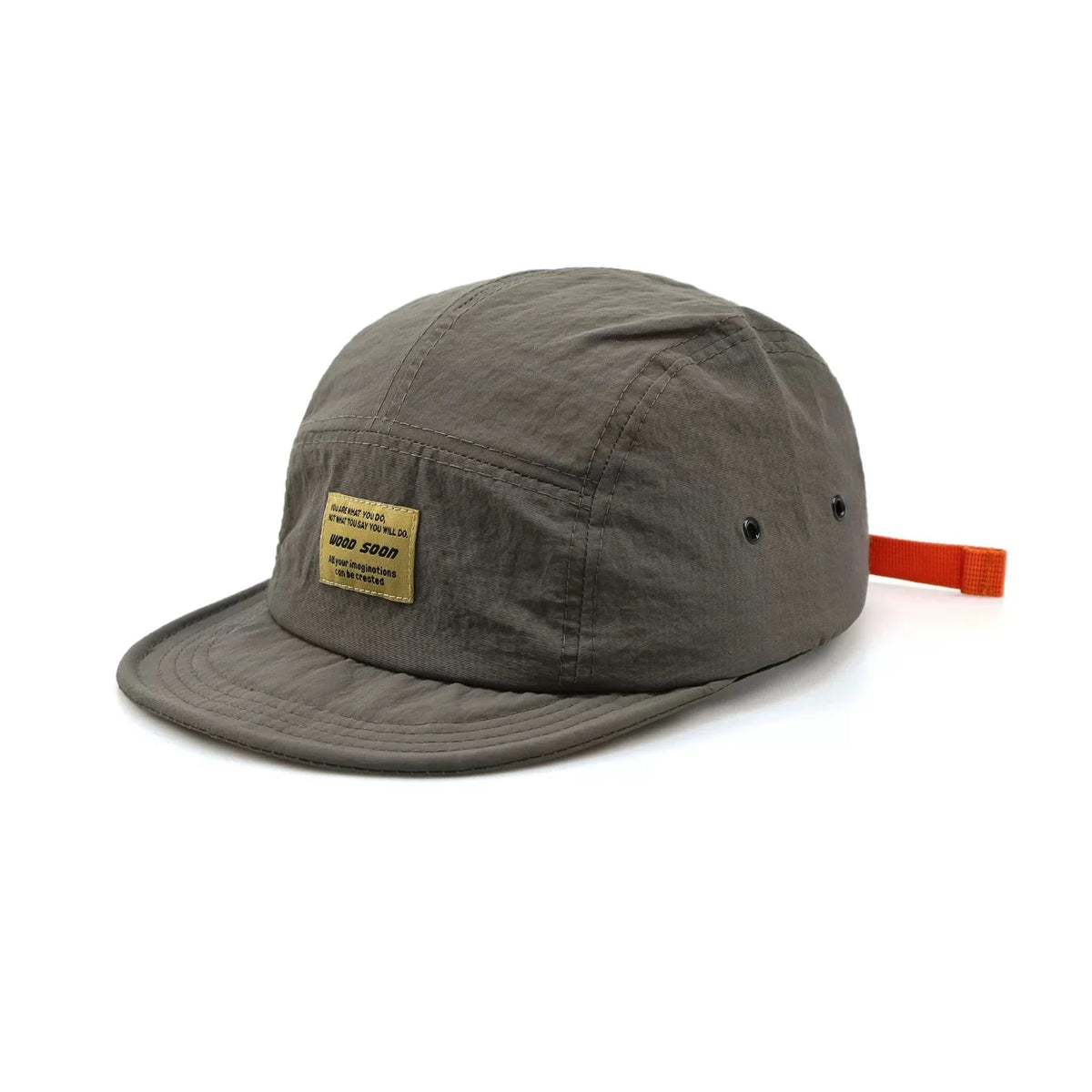 Quick-Dry 5-Panel Baseball Cap with Adjustable Strap