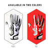Gants de sport anti-dérapage style rugby disponibles en blanc et rouge