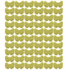 A grid of light green acupuncture heat patches designed for knee relief.