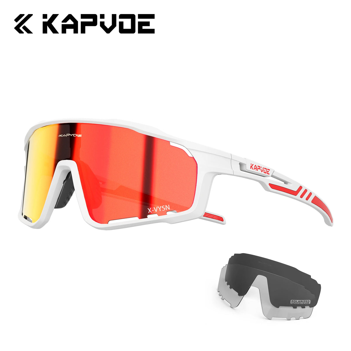 TR90 Cycling Glasses with Interchangeable Lenses for Men and Women
