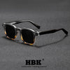 Retro Classic Square Frame Sunglasses with UV400 Protection