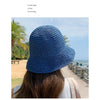 Handwoven Straw Sun Hat with Wide Brim