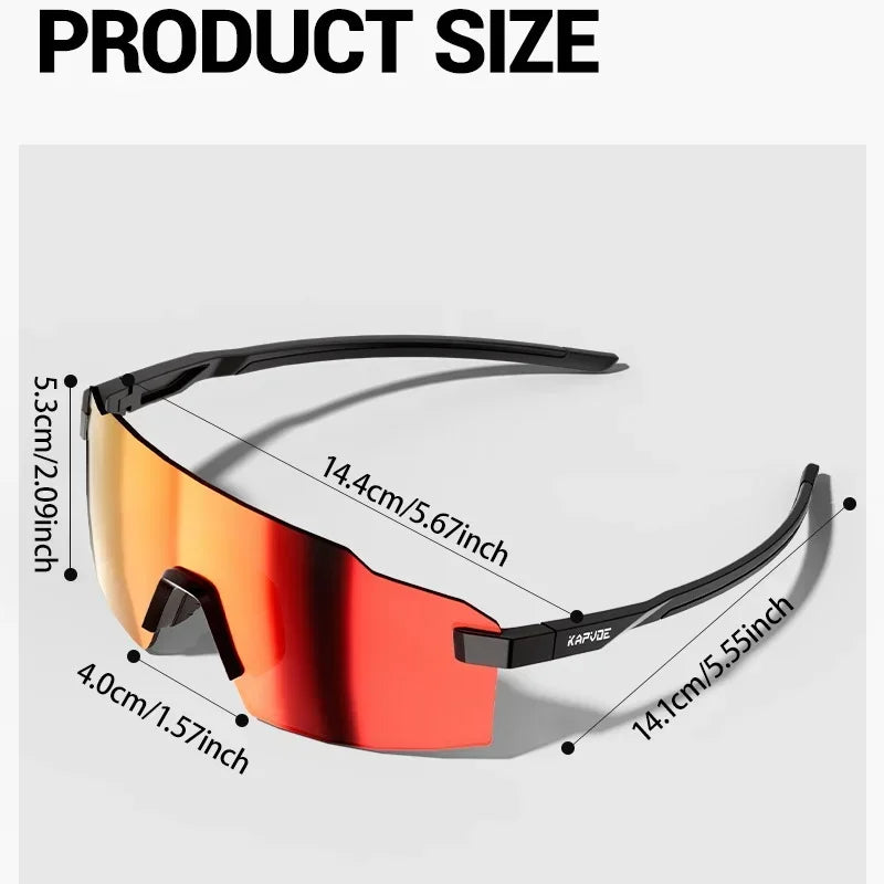 TR90 Photochromic Running Sunglasses with UV400 Protection