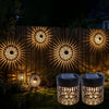 Solar Peony Mandala Projector Light for Outdoor Walls