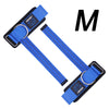 Adjustable Sliding D-Ring Wrist Cuffs for Gym Training
