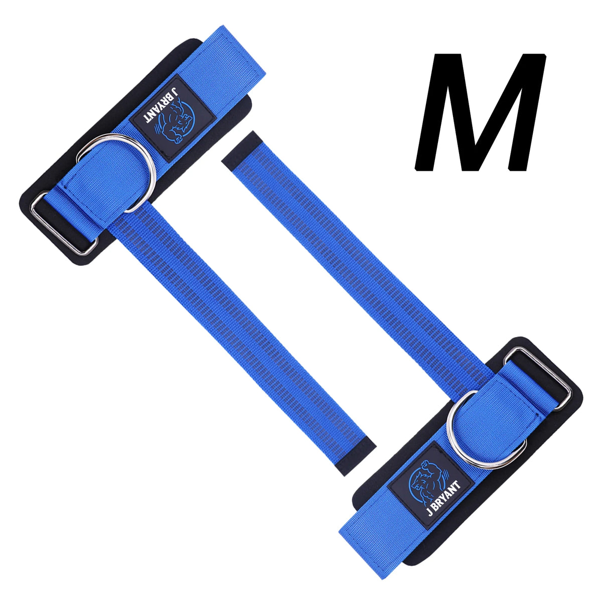 Adjustable Sliding D-Ring Wrist Cuffs for Gym Training