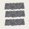 Diademas de encaje gris para fitness y yoga