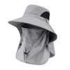 UPF 50+ Wide Brim Sun Hat with Detachable Face Mask