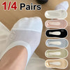 Women's Invisible Low-Cut Socks with Silicone Grip