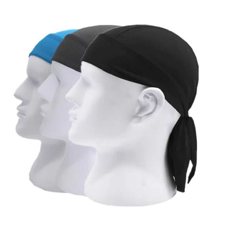 Quick-Dry Cycling Head Scarf with Breathable Knit Fabric