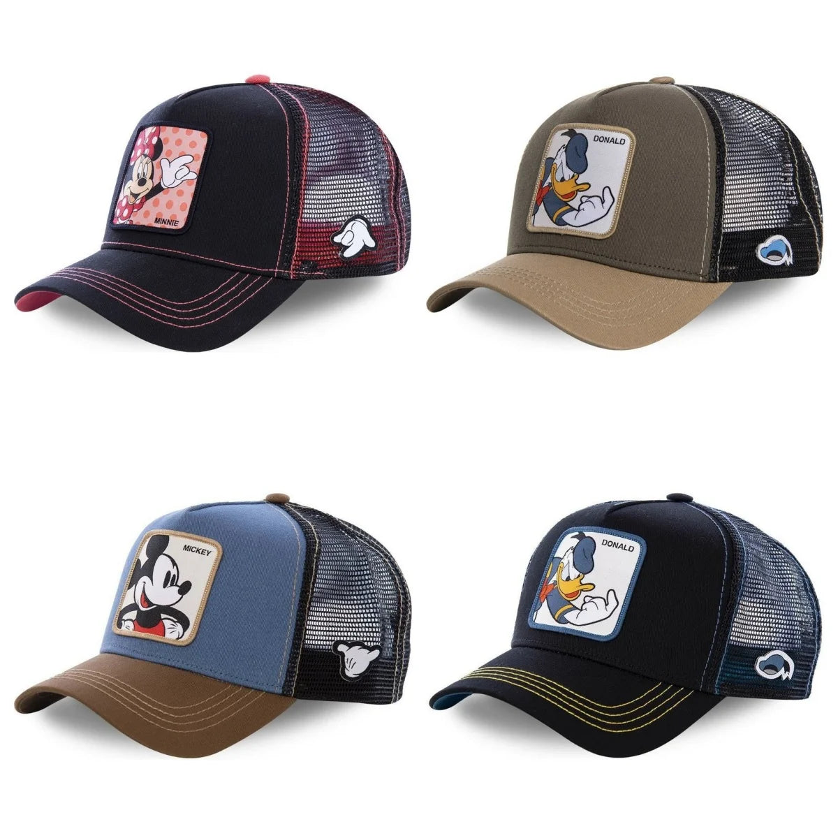Anime Snapback Cap with Breathable Mesh Back