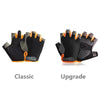 Comparison of Classic and Upgrade fingerless gloves for sports and outdoor activities