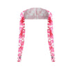 Pink und weißes Tarn-UV-Schutz-Cooling-Armschuhe für Outdoor-Aktivitäten