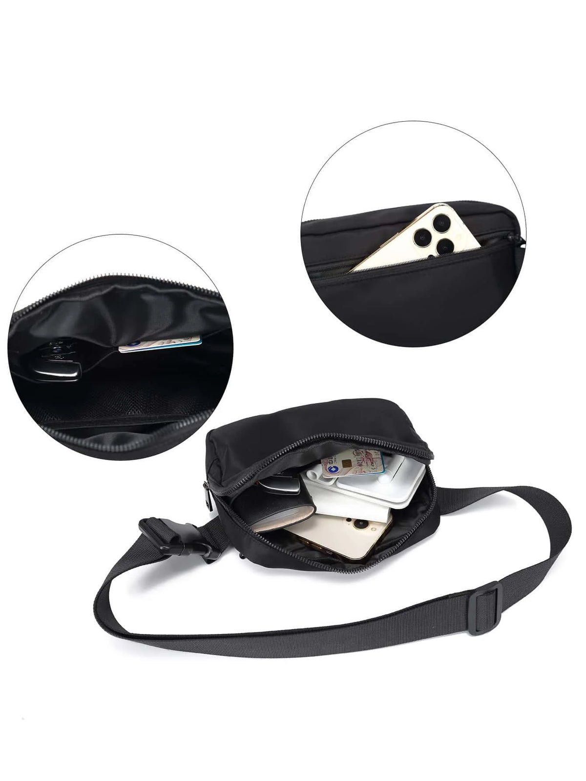 Compact Casual Waist Pack for Travel and Outdoor Adventures