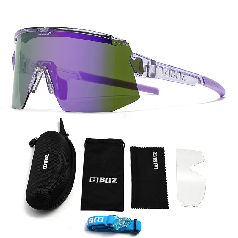 Breeze Cycling Sunglasses with 2 Interchangeable HD Lenses