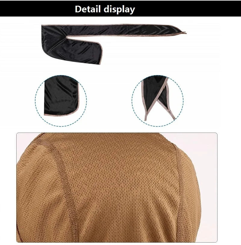 Quick-Dry Cycling Head Scarf with Breathable Knit Fabric