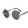 Retro Round Metal Sunglasses with UV400 Protection