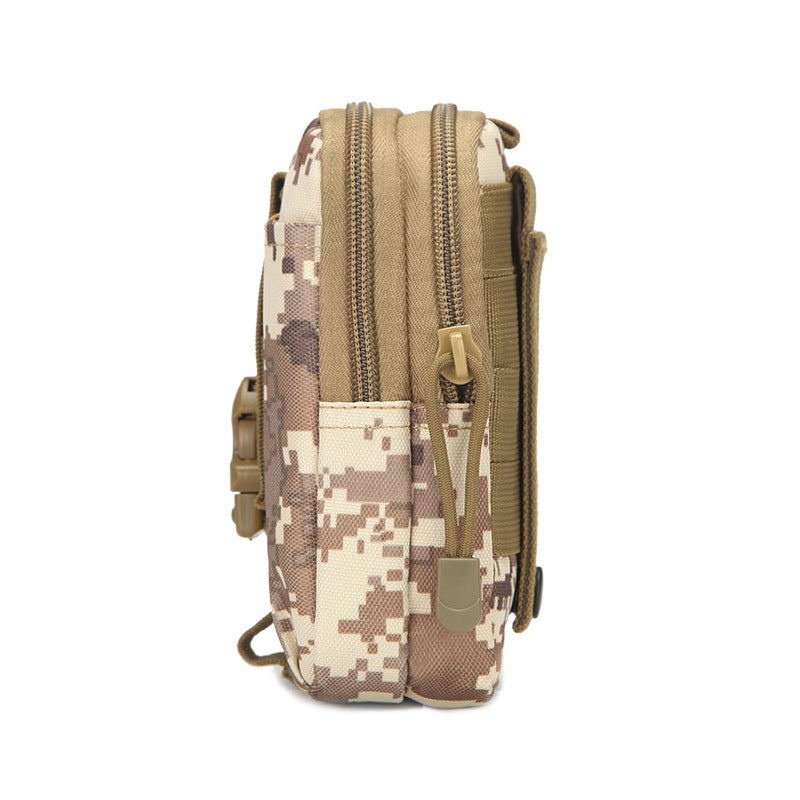 Compact MOLLE Waist Pack for Outdoor Activities