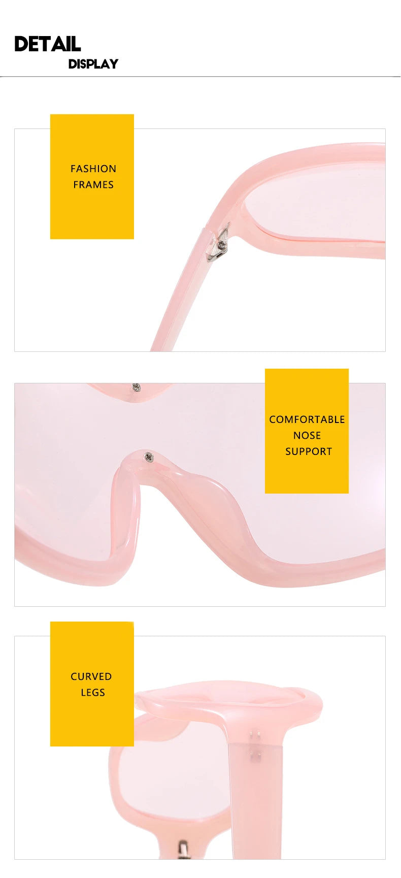 Oversized Pilot Sunglasses with Gradient Lenses