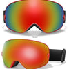 Outdoor Ski Goggles with Protective Case and Anti-Fog Lenses