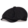 Unisex Linen Newsboy Cap – Retro Octagonal Beret