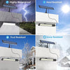Solar-Powered Motion Sensor Wall Light with Remote Control