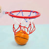 Mini Basketball Hoop Set with Suction Cup Mount for Kids